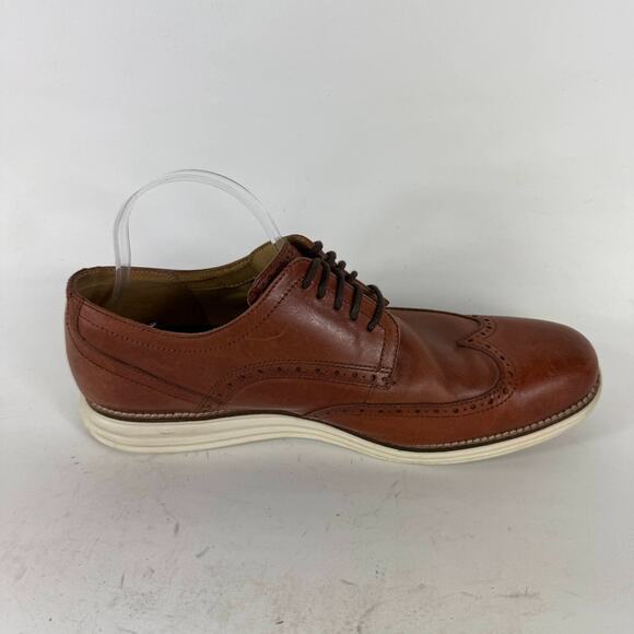 Cole Haan Originalgrand Wingtip Oxfords Men's 11 Brown Lace Up Low Top C26471 - Picture 3 of 10